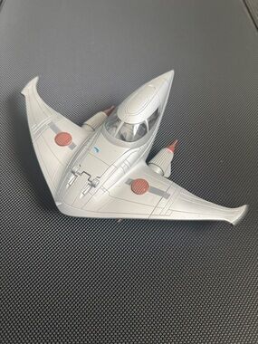 Star Wars Clone Wars Anakin's Royal Cloud Fighter Ship Naboo Silver Star Fighter